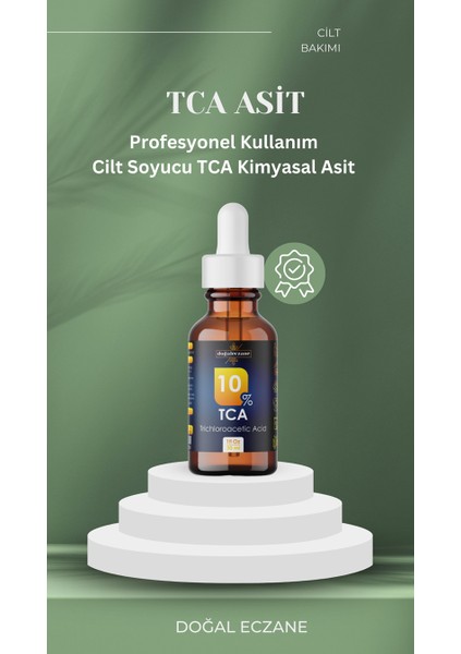 Tca Peeling %10 Yüzeysel Peeling + Vitamin C Serum + Neutralize Solüsyon 130 ml = Üçlü Set