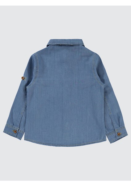 Erkek Çocuk Gömlek 2-5 Yaş Koyu Mavi fiyatları