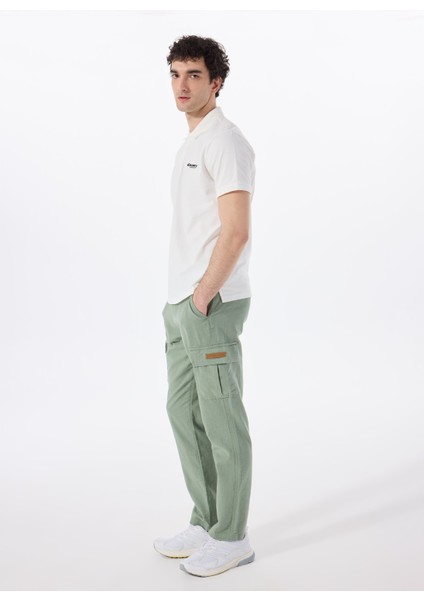 D5SM-PNT3826 Açık Haki Relaxed Düz Erkek Pantolon