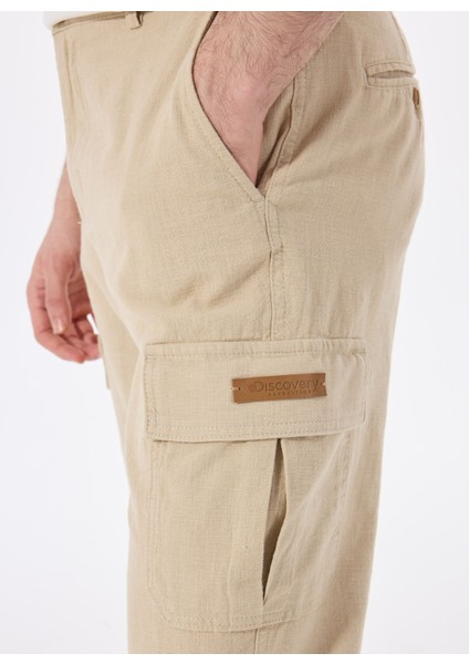 D5SM-PNT3826 Bej Relaxed Düz Erkek Pantolon indirimleri