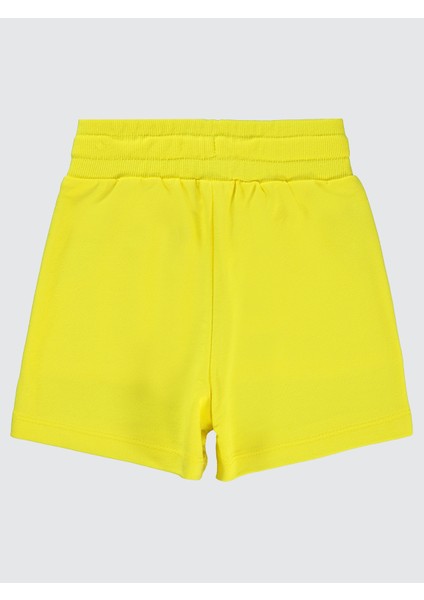 Erkek Çocuk Şort 2-5 Yaş Neon Sarı