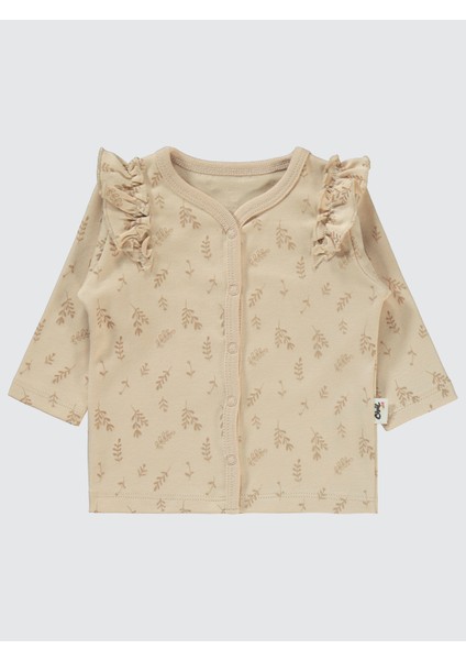 Kız Bebek Pijama Takımı 1-6 Ay Fildişi modelleri
