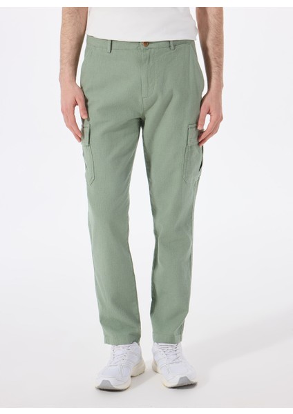 D5SM-PNT3826 Açık Haki Relaxed Düz Erkek Pantolon
