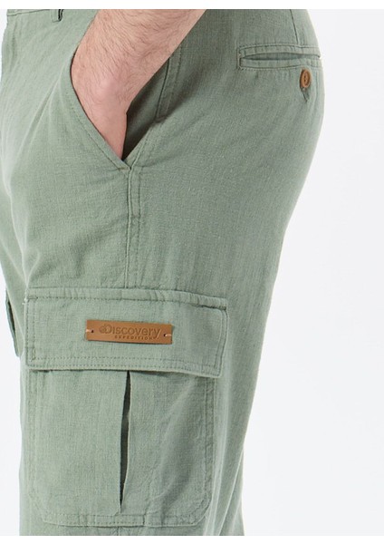 D5SM-PNT3826 Açık Haki Relaxed Düz Erkek Pantolon