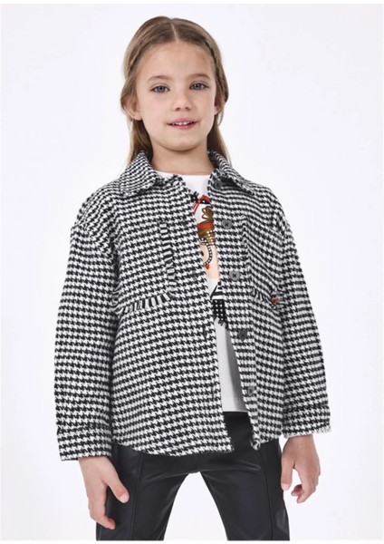 Mayoral Kız Çocuk Kışlık Ekose Çeket Gömlek 4198 fiyatları