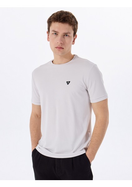 Gmg Fırenze Bisiklet Yaka Ekru Erkek T-Shirt GU25MSS03014 modelleri