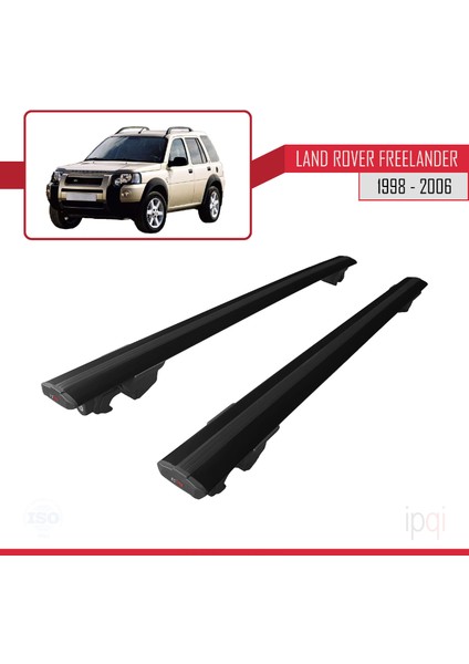 Land Rover Freelander (L314) 1998-2006 Arası ile Uyumlu Hook Model Ara Atkı Tavan Barı Siyah 2 Adet modelleri