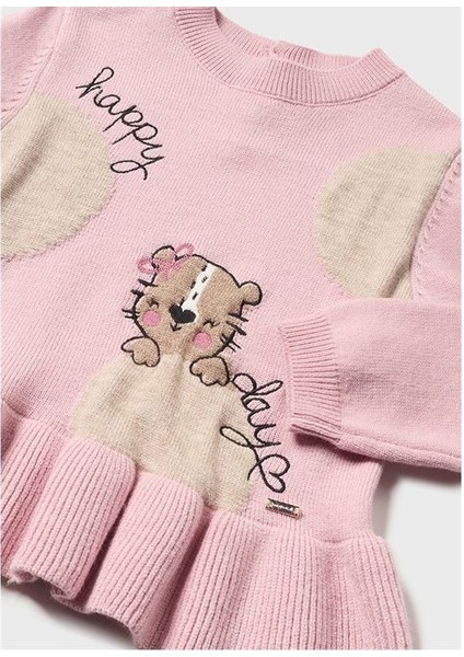 Kız Bebek Triko 2 Li Takım 2528