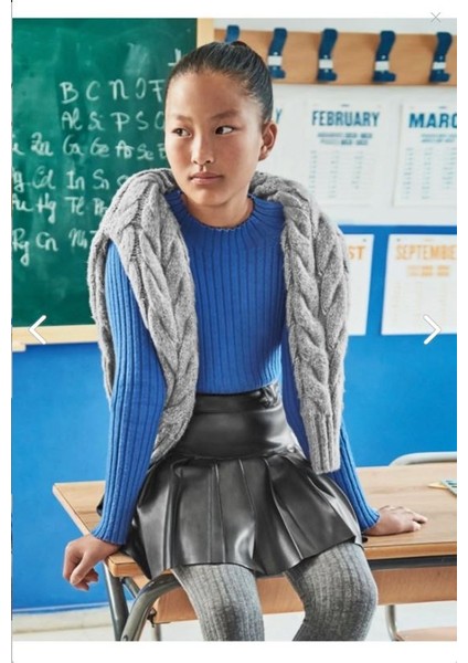 Kız Çocuk Vinil Etek 7952