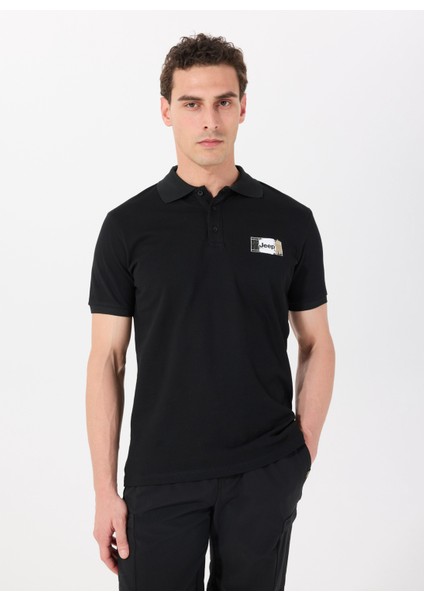 Baskılı Siyah Erkek Polo T-Shirt J5SM-TST7364 modelleri