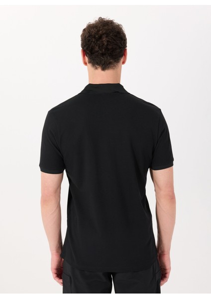 Baskılı Siyah Erkek Polo T-Shirt J5SM-TST7364 indirimleri