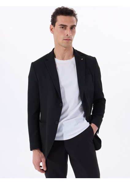 Regular Fit Siyah Erkek Düz Ceket FC5SM-CKT 2314 modelleri
