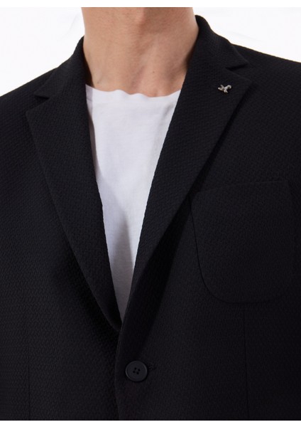 Regular Fit Siyah Erkek Düz Ceket FC5SM-CKT 2314 fırsatları