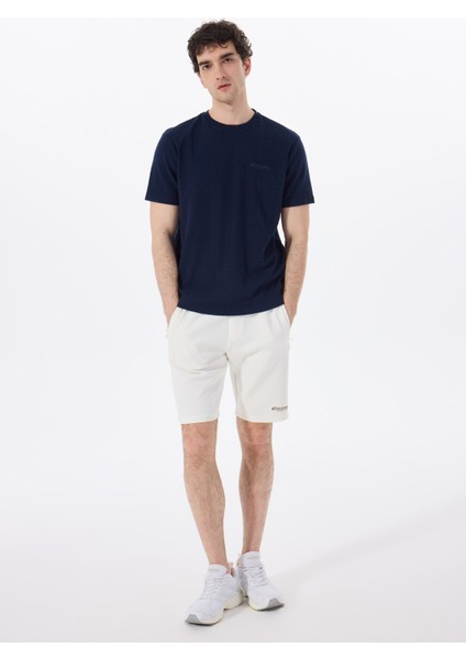 D5SM-TST3843 Lacivert Bisiklet Yaka Relaxed Düz Erkek T-Shirt fiyatları