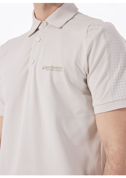 D5SM-TST3713 Taş Relaxed Düz Erkek Polo T-Shirt fırsatları