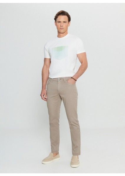 Normal Bel Normal Paça Slim Fit Vizon Erkek Pantolon ACE001252246_VIZ modelleri