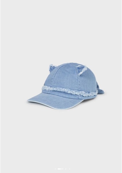 Kız Çoocuk Denim Yazlık Şapka 10417