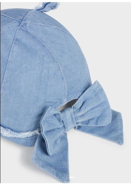 Kız Çoocuk Denim Yazlık Şapka 10417