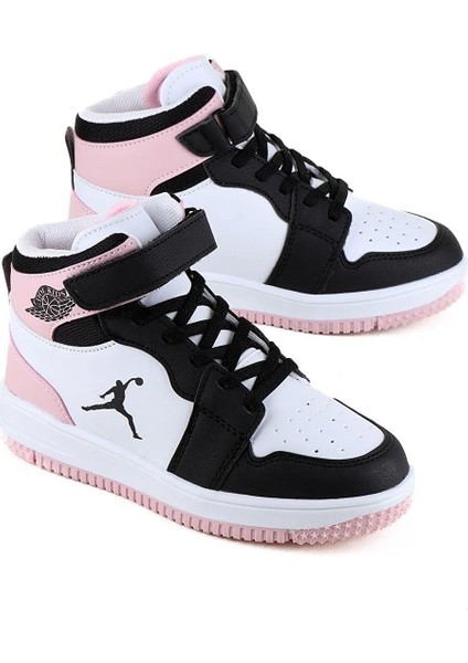 Çok Hafif Çok Rahat Günlük Boğazlı Cırtlı Çocuk Basketbol Ayakkabısı