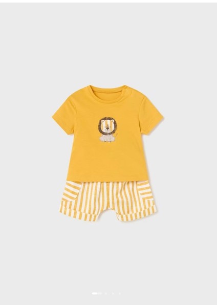 Erkek Bebek Yazlık Tişört Şort Takımı 1253