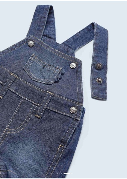 Erkek Bebek Denim Solapet Tişört 2 Li Set 1628 modelleri