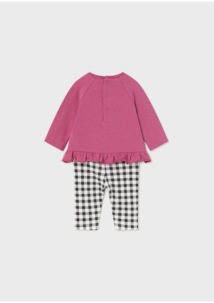 Kız Bebek Yazlık Tayt Tişört 4 Lü Set 1744