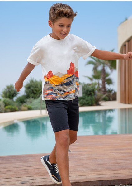 Erkek Çocuk Yazlık Denim Bermuda 6253
