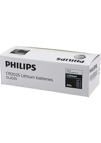 Phılıps Lithium CR-2025 Para Pili 3V 5li Kart