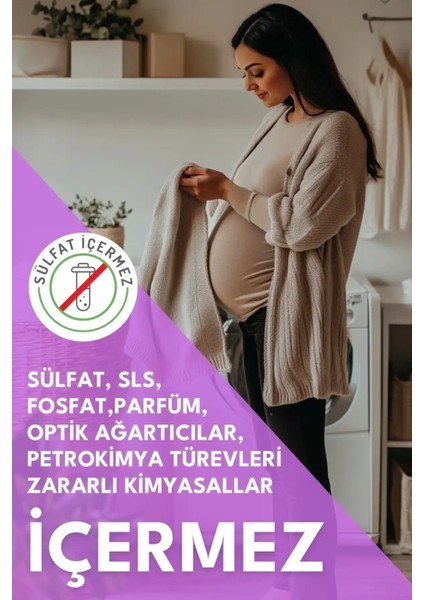 Mom Organik Sıvı Çamaşır Deterjanı 1 Lt 50 Yıkama