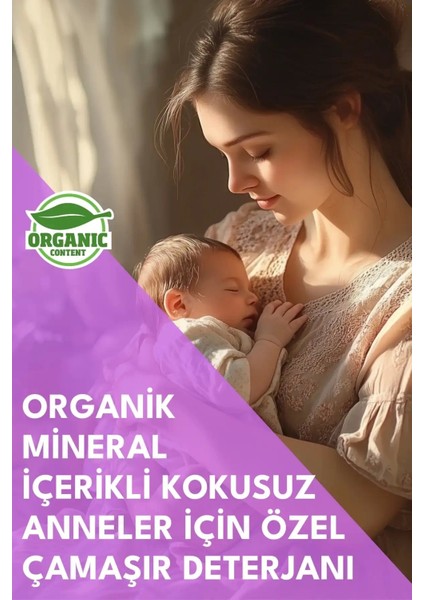 Mom Organik Sıvı Çamaşır Deterjanı 1 Lt 50 Yıkama