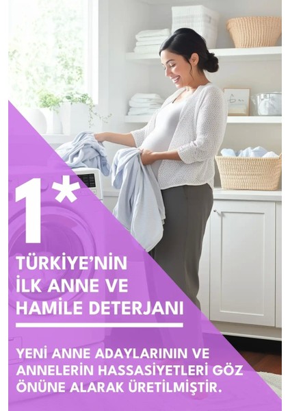 Mom Organik Sıvı Çamaşır Deterjanı 1 Lt 50 Yıkama