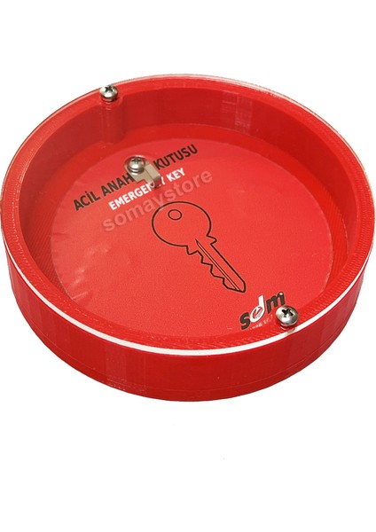 Marine Tekne Acil Anahtar Kutusu Ø100mm Yükseklik 25mm 2 Adet