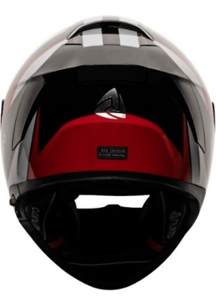 853 Shine Red Blue Full Face Motosiklet Kaskı fırsatları