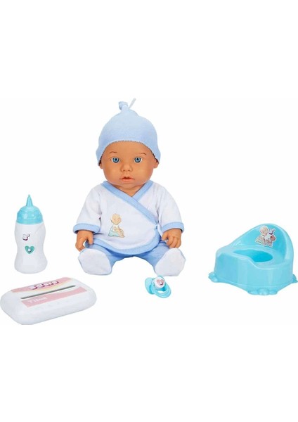 Bebelou Tuvalet Zamanı Sesli Bebek Seti 35 cm