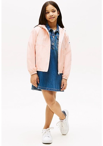 Kız Çocuk Th Kapüşonlu Rüzgarlık - Pembe fiyatları