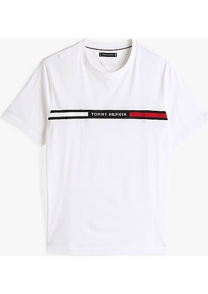 Erkek Th Yuvarlak Yaka T-Shirt - Beyaz indirimleri