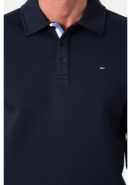 Regular Fit Polo Yaka Pamuklu Erkek SWEATSHIRT-SW-1101