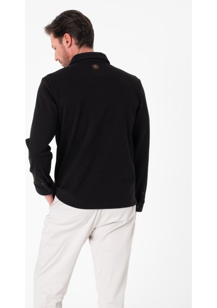 Luxury Tech Regular Fit Polo Düğmeli SWEATSHIRT-SW-1094