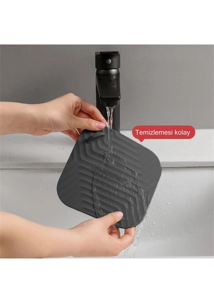 Kötü Koku Önleyici Mat - Böcek Önleyici Kapak - Banyo Mutfak Lavabo Balkon Gider Kapağı - Gider Koruyucu Kapak
