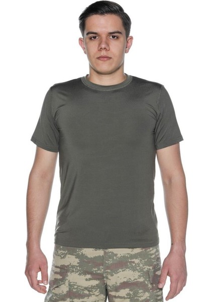 Kısa Kol Microfiber T-Shirt Askeri ve Outdoor Microfiber Üst Içlik Fanila Tişört