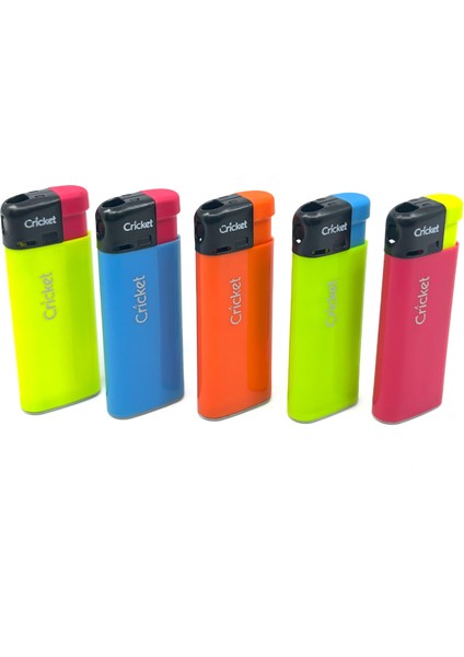 Renkli Manyetolu Cep Boy - Pocket Çakmak 5'li Set