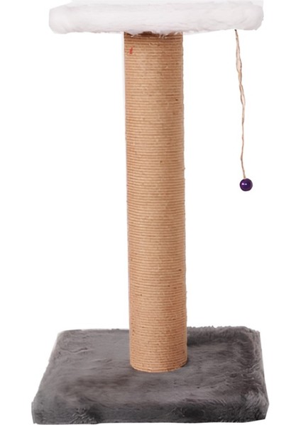 Tekli Step Kedi Tırmalama Tahtası Gri