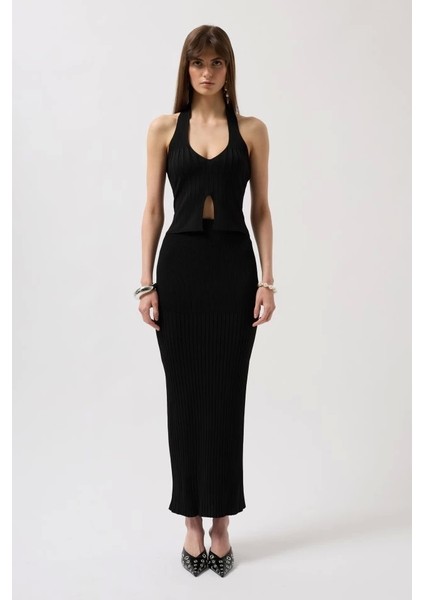 V Detay Dokulu Crop Bluz fiyatları