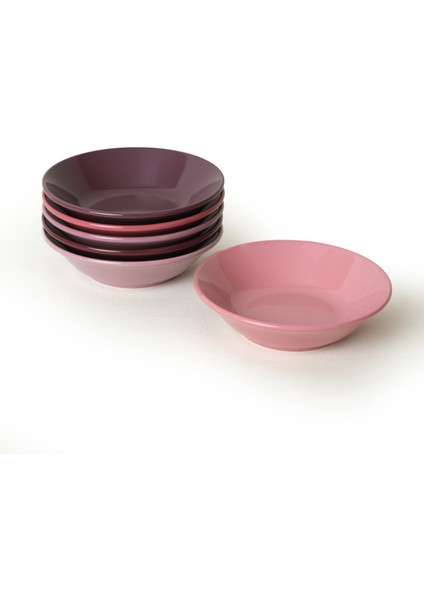 Mixed Hitit Yemek Tabağı 18 cm 6 Adet - 451/572