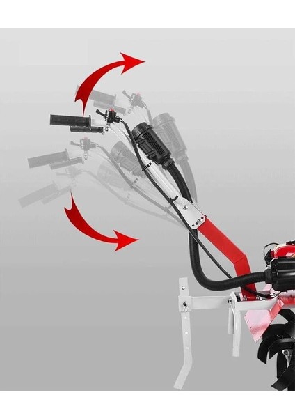24 Bıçaklı 4 Hp 4 Zamanlı Benzinli Mini Çapa Makinesi