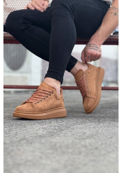 Pembe Pabuç WG096 Taba Süet Günlük Erkek Casual Ayakkabı