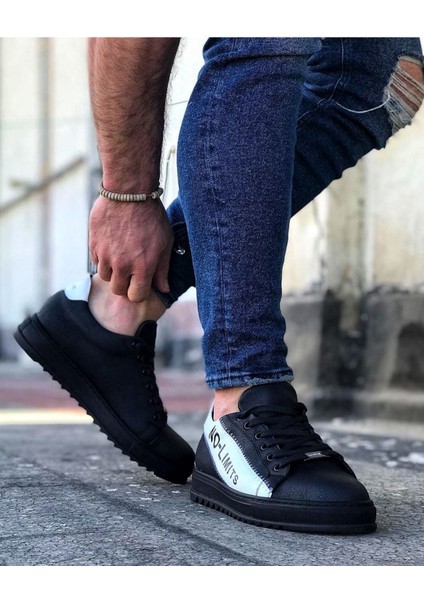 Pembe Pabuç WG027 Kömür Beyaz No Limit Erkek Casual Ayakkabı