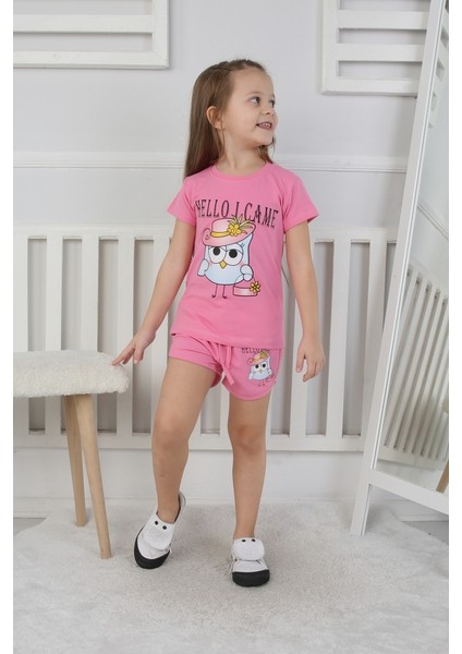 Kız Çocuk Şortlu Takım
