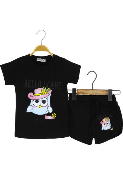 Kız Çocuk Şortlu Takım