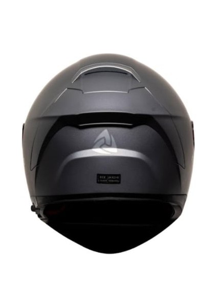 853 Solid Matt Silver Full Face Motosiklet Kaskı fırsatları